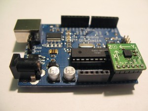 Arduino and ADXL330 accelerometer